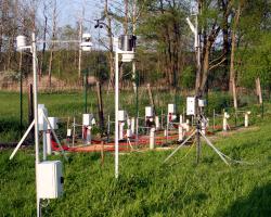 Monitoring of soil humidity and temperatures  